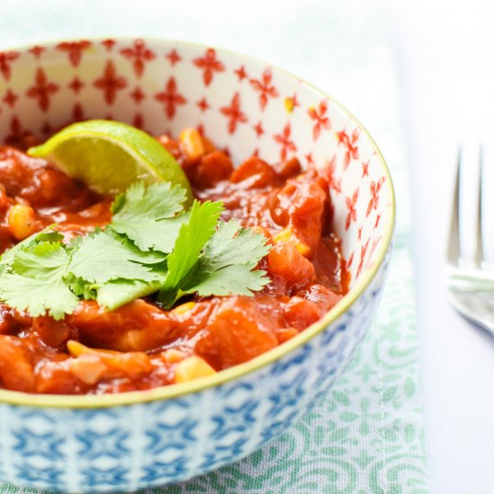 One Pot Vegan Chilli