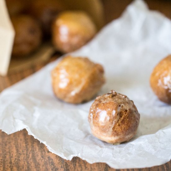 Pecan Coffee Donut Holes