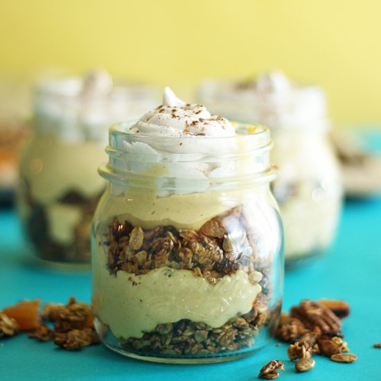 Dairy-Free Pumpkin Cheesecake Mousse Parfaits