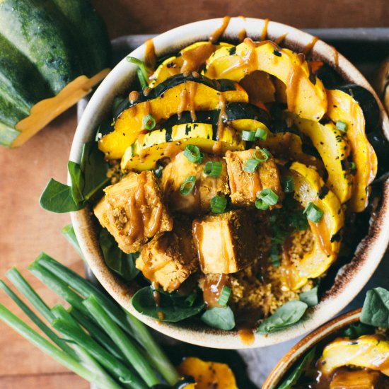 Crispy Tofu & Squash Autumn Bowl