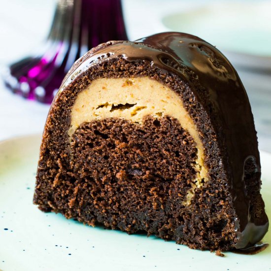 Chocolate Bundt Cake with Pumpkin