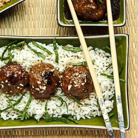 Hoisin Meatballs