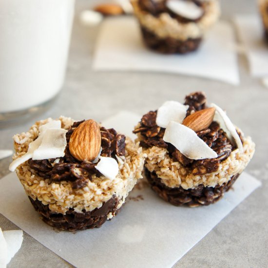 No Bake Almond Joy Cookies