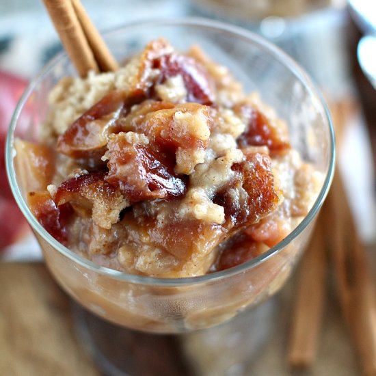 Slow Cooker Apple Pudding Cake