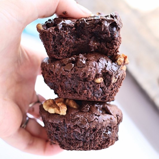 Rich Brownie Muffins