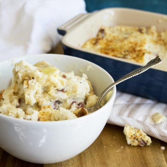 Roasted Garlic Smashed Potatoes