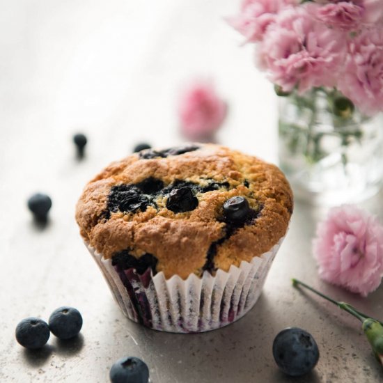 MOIST BLUEBERRY MUFFINS