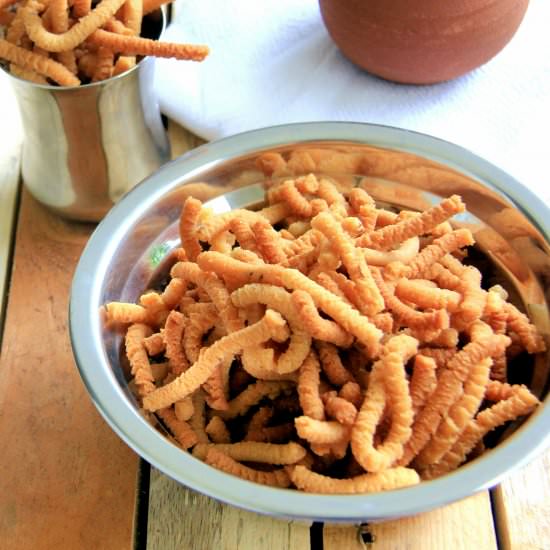 Millet Butter Murukku / Chakli