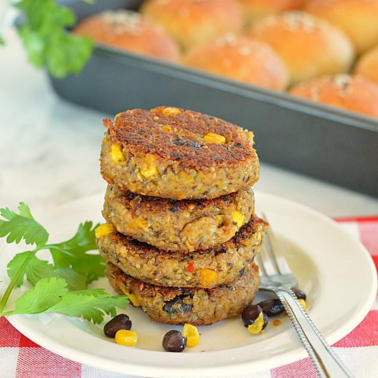 Quinoa and Black Bean Patties