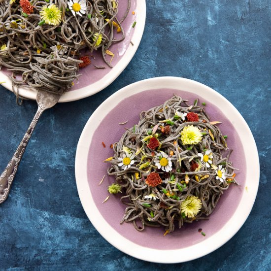 Spicy Garlic Black Bean Pasta