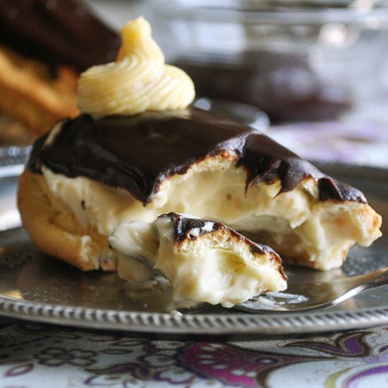 European Style Chocolate Eclairs