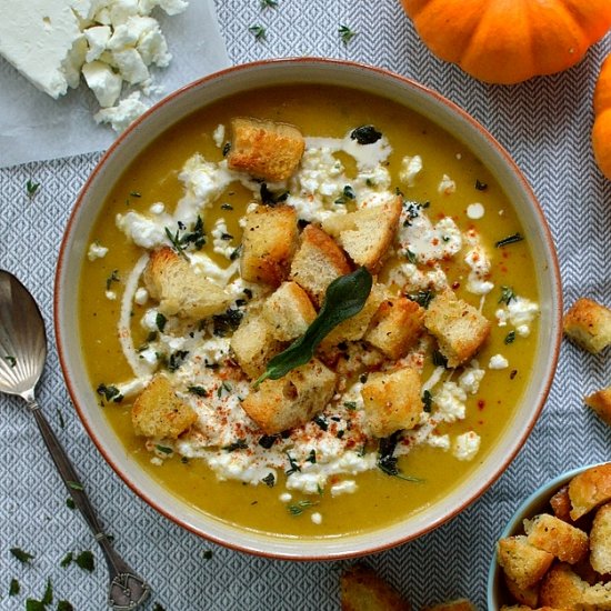 Spiced Roast Pumpkin Soup