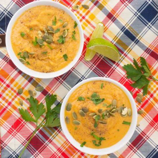 Creamy Thai Sweet Potato Soup