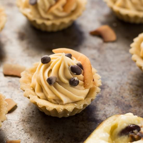 Mini Coconut Paw Paw Tarts (Vegan/GF)