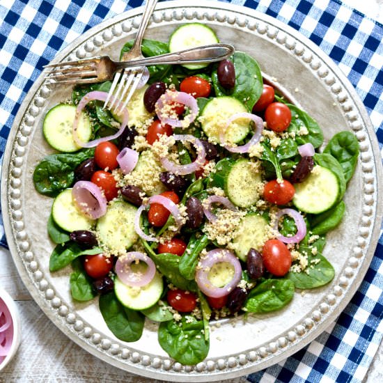 Quinoa & Spinach Salad