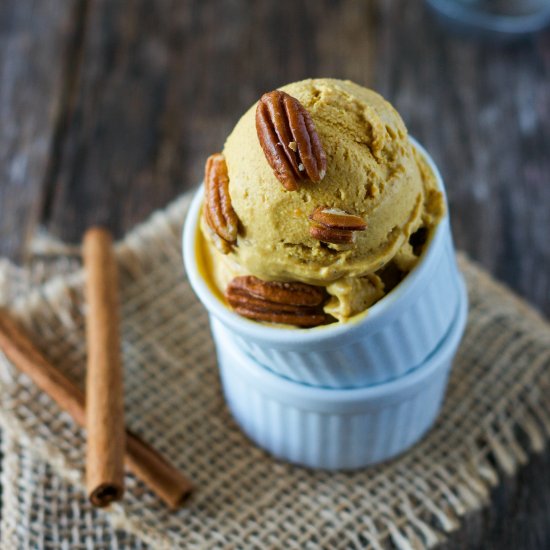 Paleo Pumpkin Ice Cream (DF)