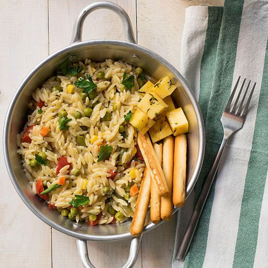 Mediterranean Vegetable Orzotto