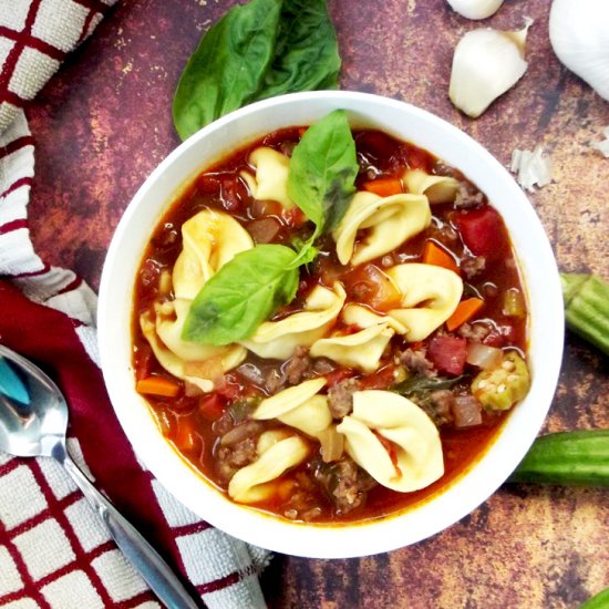 Sausage Tortellini Soup