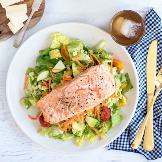 Healthy Chopped Salmon Salad