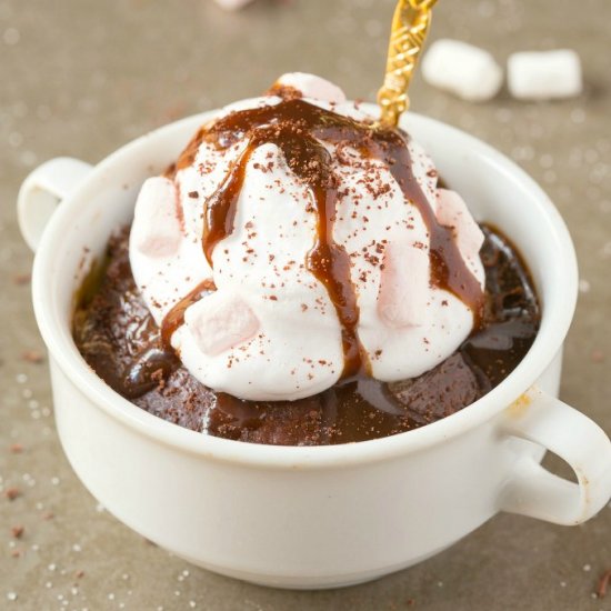 Low Carb Hot Chocolate Mug Cake