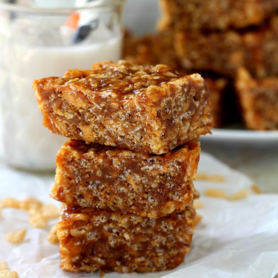 Pumpkin Spiced Rice Crispy Treats