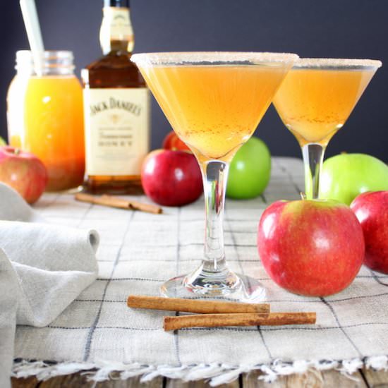 Apple Cider Honey Jack Martini