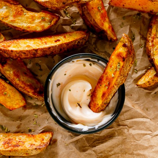 Crispy Potato Wedges