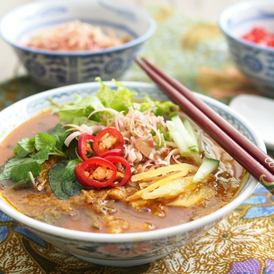 Penang Siamese Laksa (Laksa Lemak)