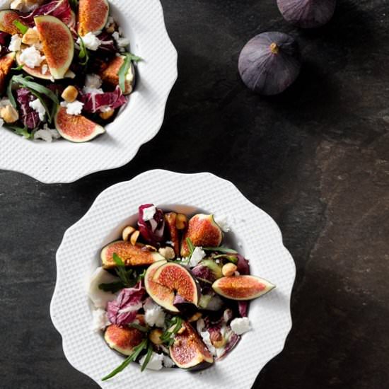 Figs and Goat Cheese Salad