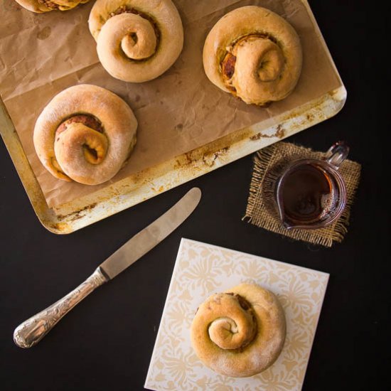 Vegan Cinnamon & Tahini Rolls