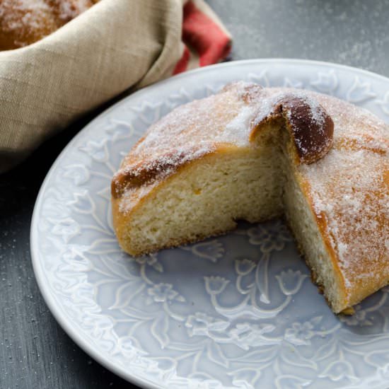 Vegan Day of the Dead Bread