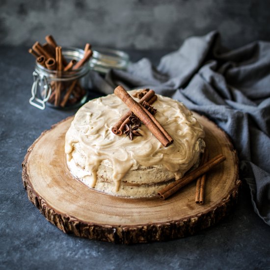 Fall Chai Maple Spice Cake