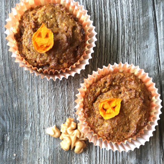 Pumpkin Walnut Muffins