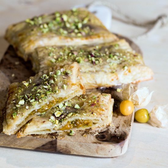 Ground Cherry & Pistachio Hand Pies