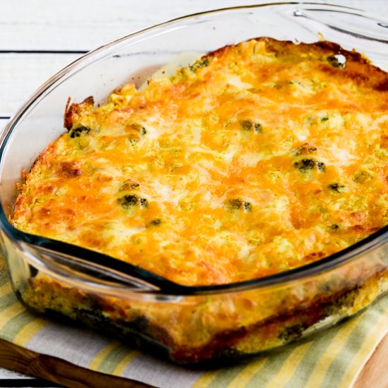 Cheesy Chicken Broccoli Casserole