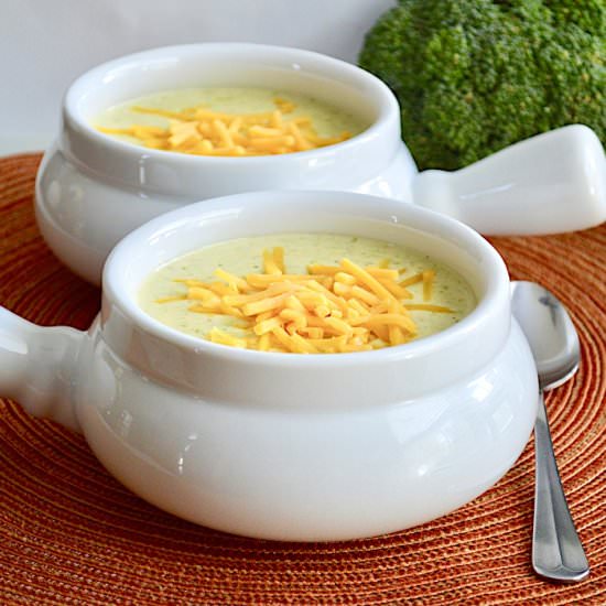 Creamy Broccoli Cheddar Soup