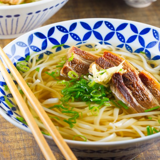 Soy Braised Pork Belly Noodle