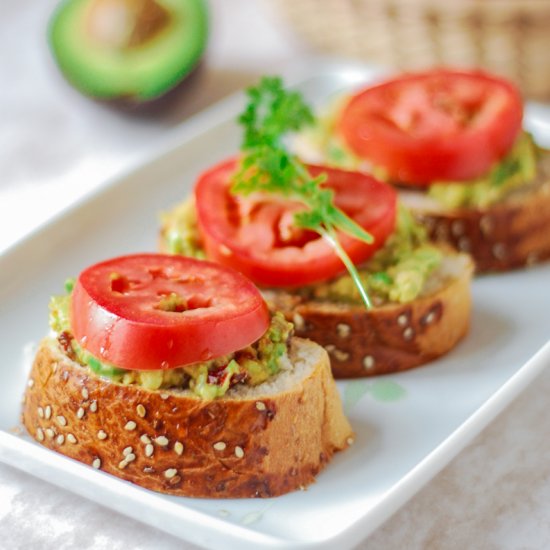 Healthy Avocado and Chipotle Tapas