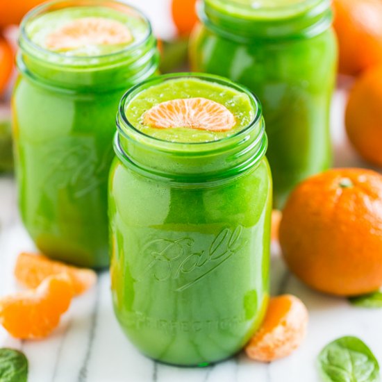 Pineapple Orange Green Smoothie