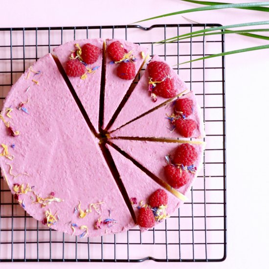 Raw Mango & Raspberry “Cheesecake”