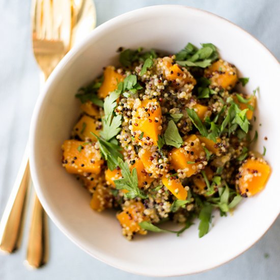 One Pan Butternut Quinoa