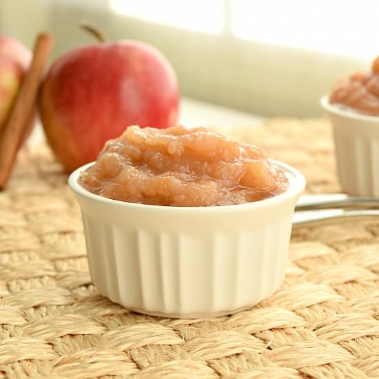 Homemade Crockpot Applesauce