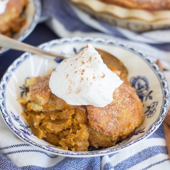 Pumpkin Snickerdoodle Cobbler