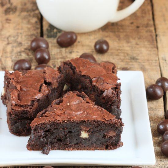 Triple Chocolate Brownies