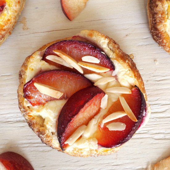 Plum & Almond Breakfast Pastries