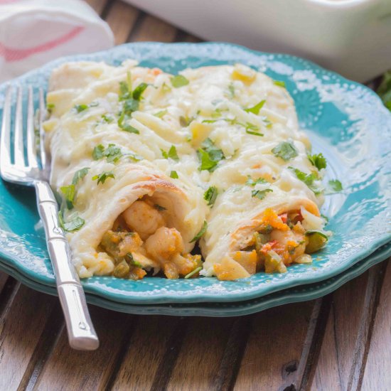 Shrimp Enchiladas