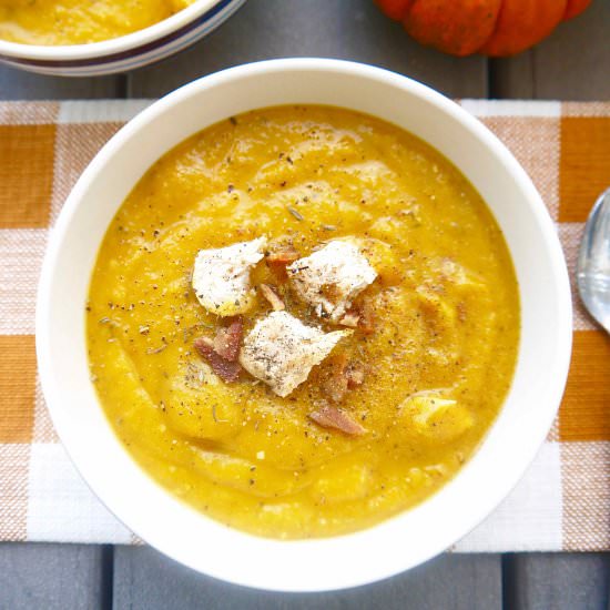 Butternut Squash & Chicken Soup