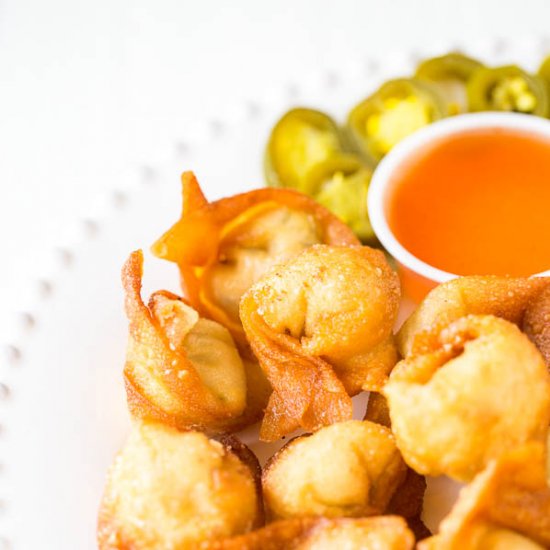 Jalapeno Cream Cheese Wontons