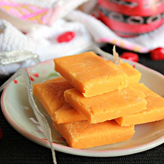 Maida Burfi, Fudge With Plain Flour