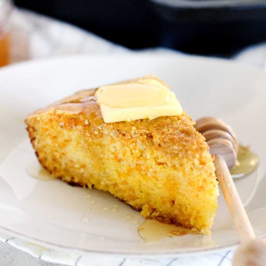 Honey Skillet Cornbread